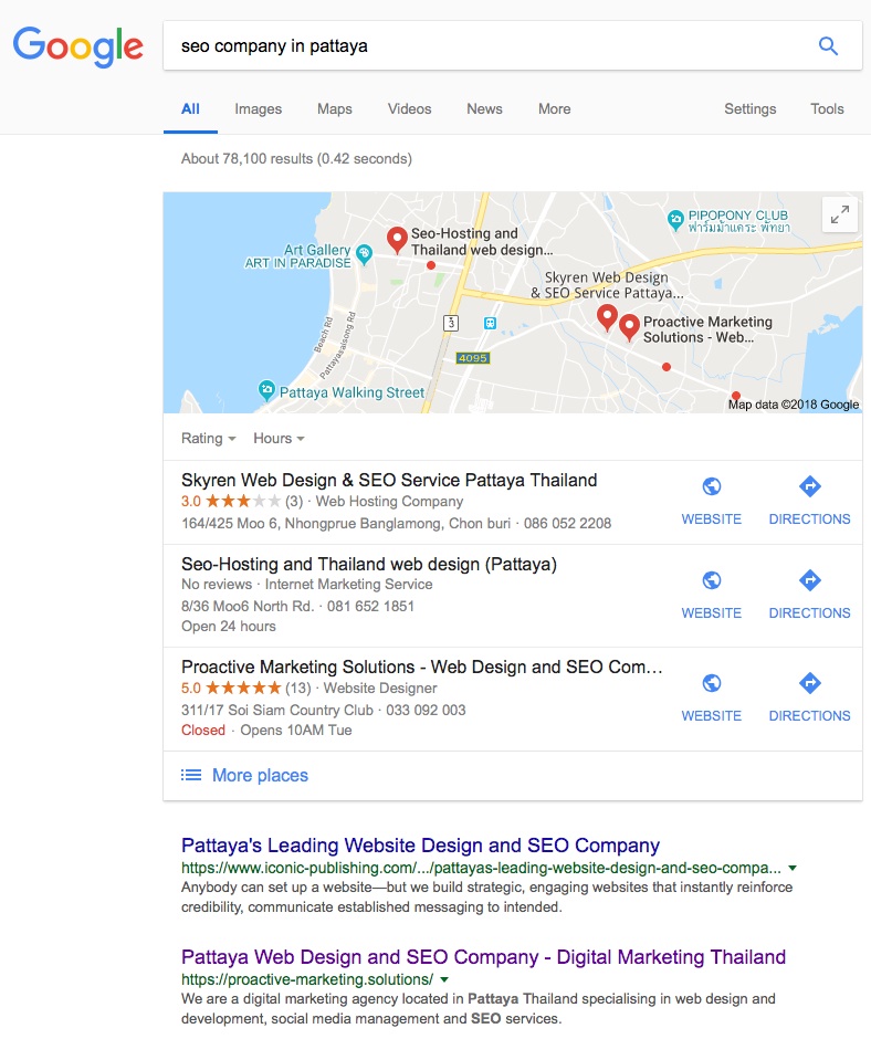 Google Maps Listings
