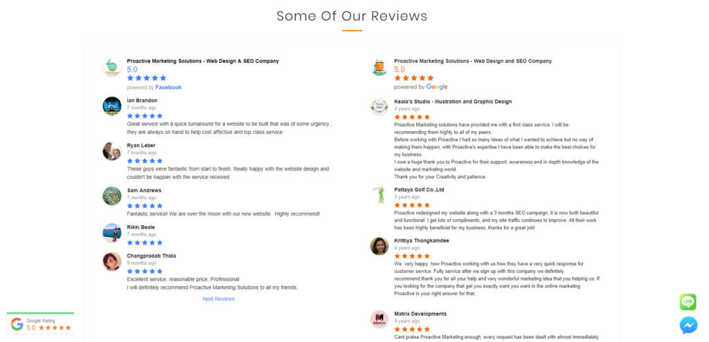 Google Reviews Screenshot