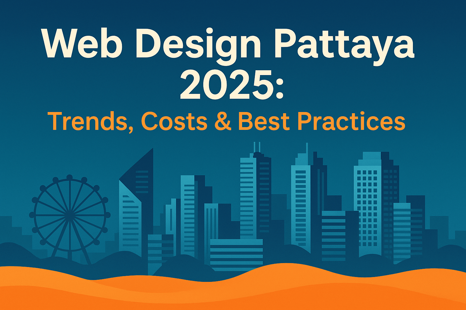 Modern web design trends and website layout concept for Pattaya businesses 2025 - Proactive Marketing Solutions