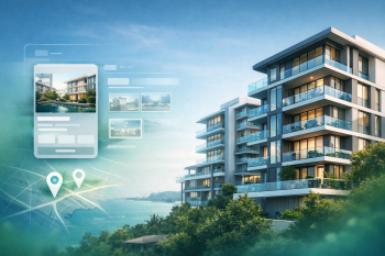 Modern Pattaya condominium exterior representing professional web design for real estate businesses