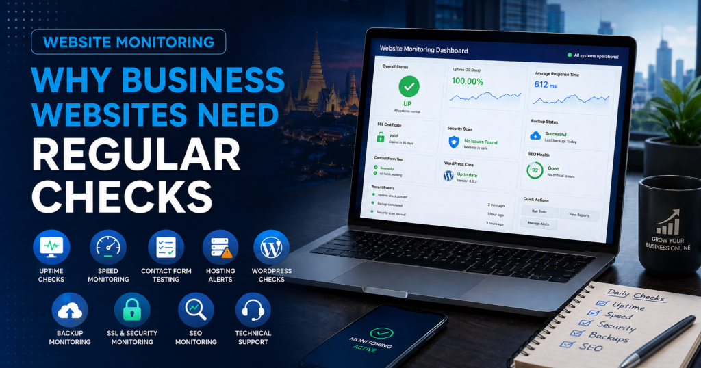 Website Monitoring Thailand: Why Business Websites Need Regular Checks